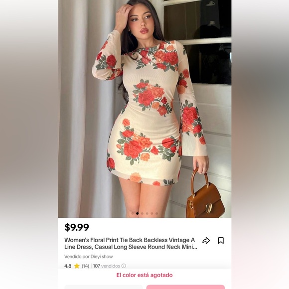 really cute dress from a tiktok shop called “Dieyi show” - Picture 1 of 4